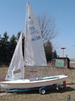 1992 Snipe sailboat