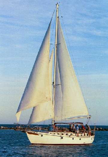 1984 Morea Spindrift 43 sailboat