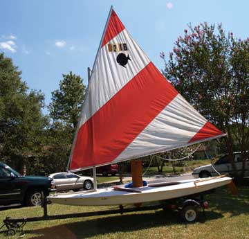 1972 Sunfish sailboat