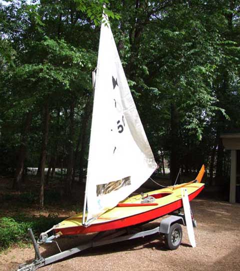 Sunfish sailboat