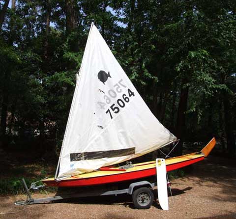 Sunfish sailboat