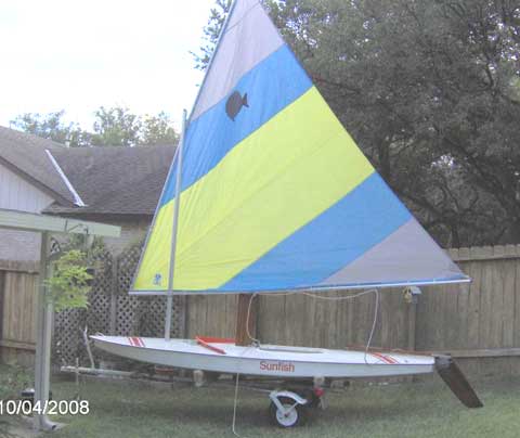 Sunfish sailboat