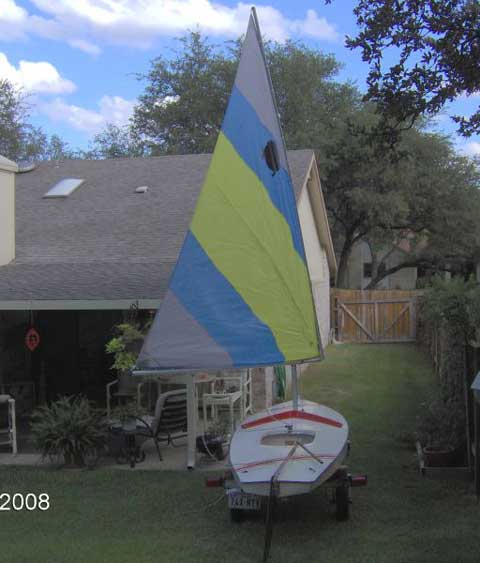 Sunfish sailboat