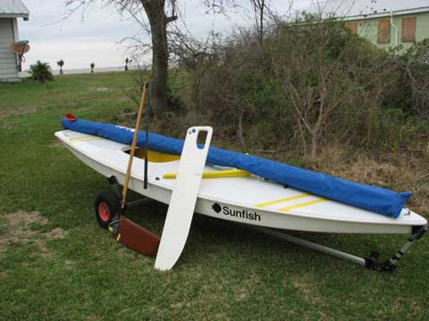 Sunfish sailboat