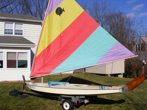 Sunfish sailboat