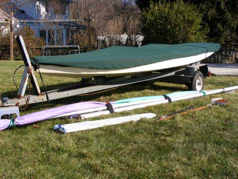 Sunfish sailboat