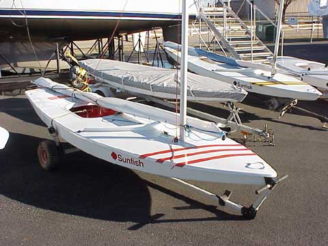 Sunfish sailboat