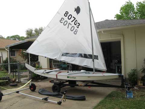 Sunfish Race sailboat