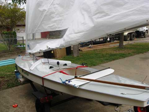 Sunfish Race sailboat