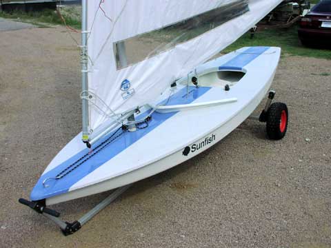 Sunfish sailboat