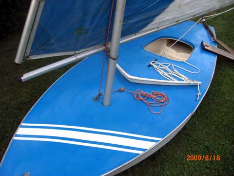 Sunfish sailboat