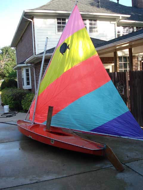 Sunfish sailboat