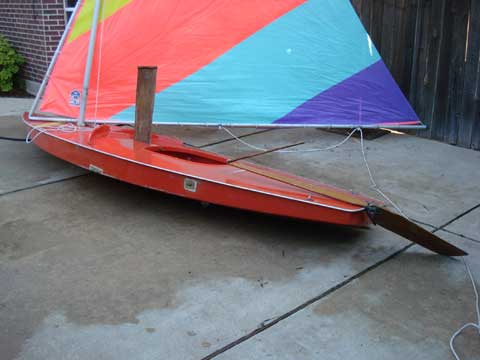 Sunfish sailboat