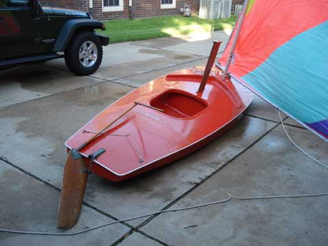 Sunfish sailboat