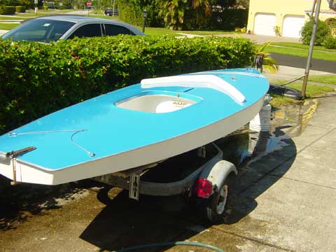 Sunfish sailboat