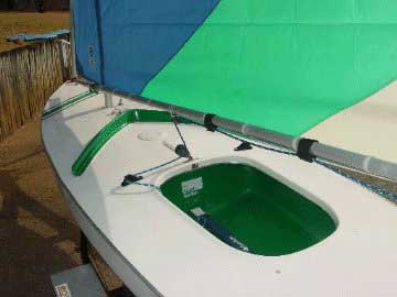 1974 Sunfish sailboat