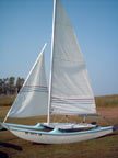1975 Venture 15 catamaran sailboat