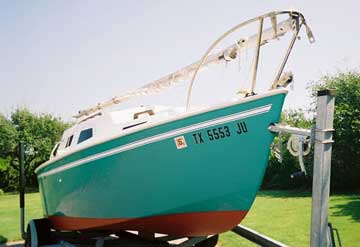 2002 West Wight Potter 19 sailboat