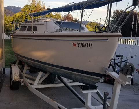 Catalina 22 Wing Keel, 1989 sailboat