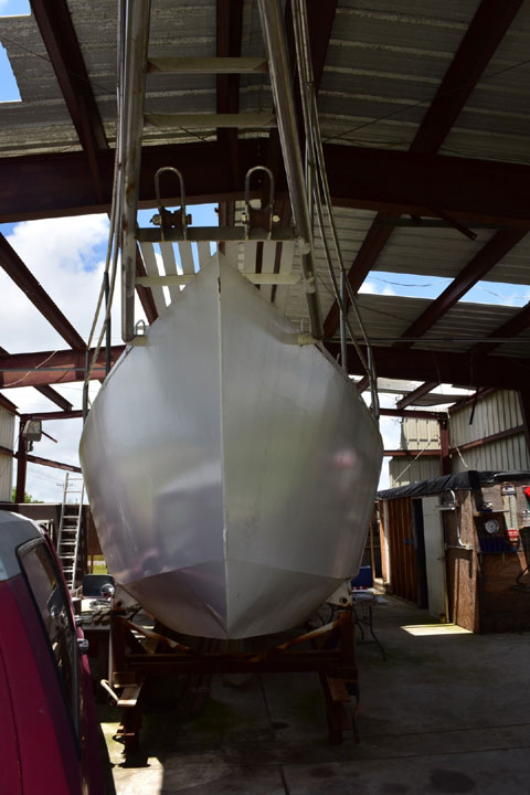 40 foot steel hull project sailboat