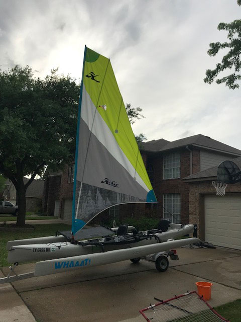 Hobie Tandem Island kayak, 2017 sailboat
