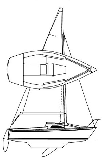 Precision 18, 2008 sailboat