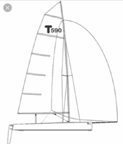 Thompson T-590 Sportboat Dinghy, 2002 sailboat
