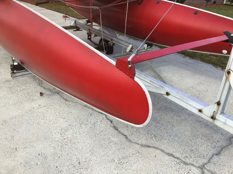Sizzler Marine, Super 16 Beach Cat, 1977 sailboat
