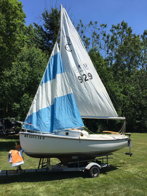 compac 16 sailboat sails