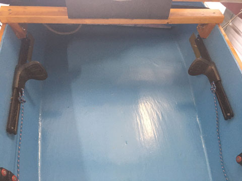 Sailing canoe, 18 ft. sailboat