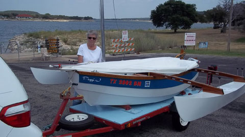 Sherpa dinghy, 9 ft. sailboat