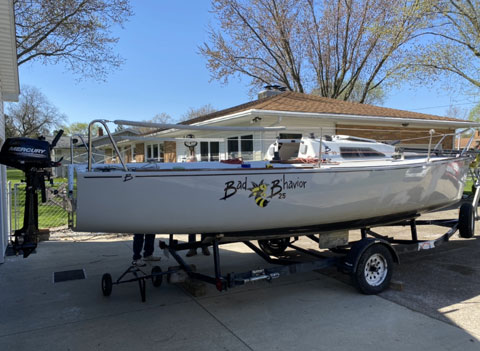 B25 25ft. 1992 sailboat