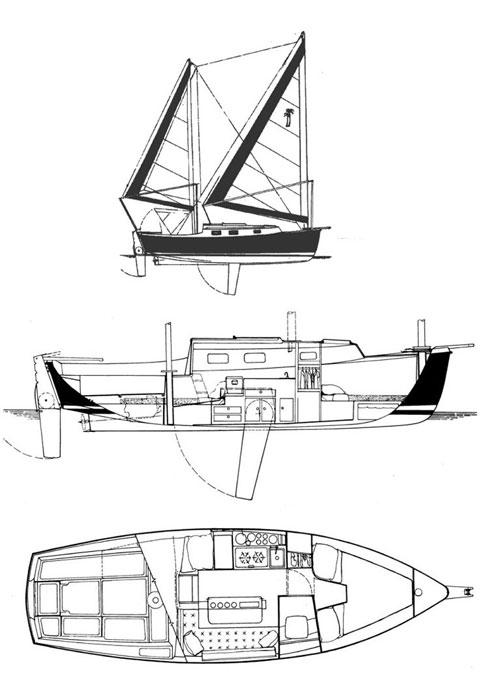 Beachcomber 25, 1985 sailboat