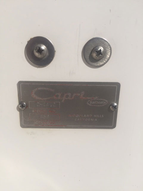 Catalina Capri 14.2, 1985 sailboat
