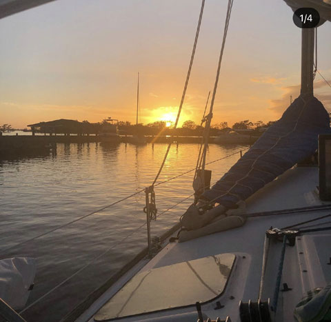 Freedom 33 Cat Ketch sailboat