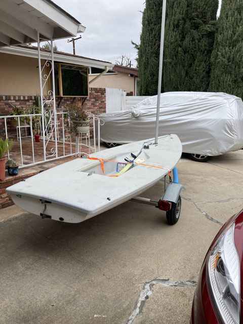 Laser, 14 ft., 1993 sailboat