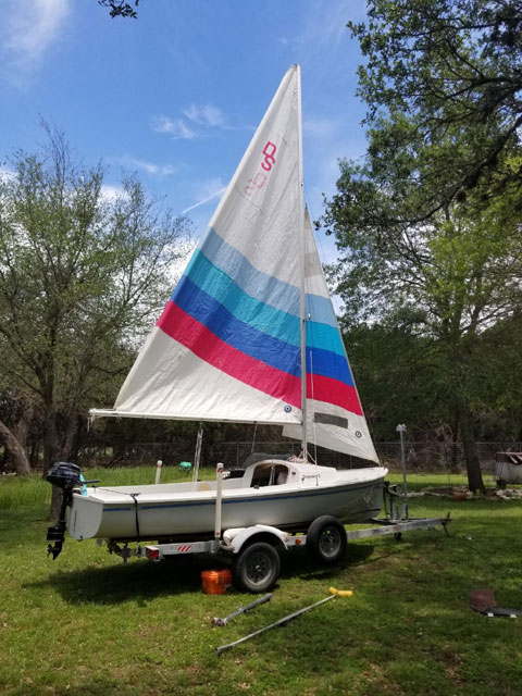 Oday daysailor III, 17 ft., 1987 sailboat