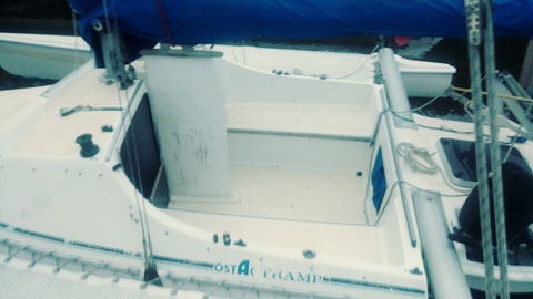 Ostac Tramp trimaran, 1990 sailboat
