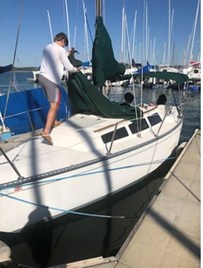 S2 7.3, 24ft, 1984 sailboat