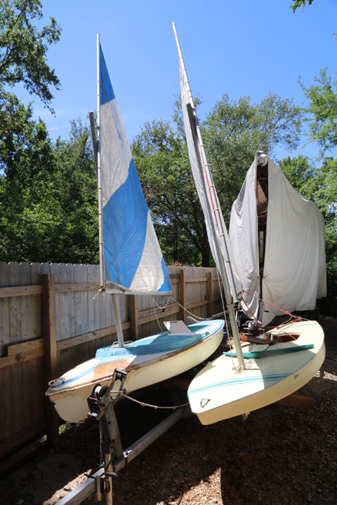 trailer for sunfish sailboat used