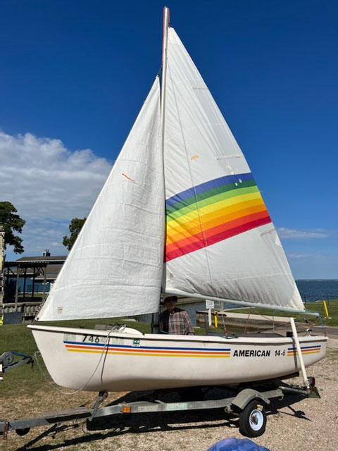 American 14-6 sailboat