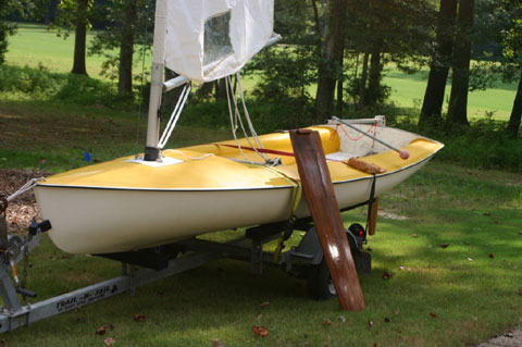 Banshee 13 ft sailboat