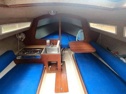CAL 22, 1987, sailboat