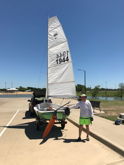 Chrysler 13 ft Pirateer sailboat