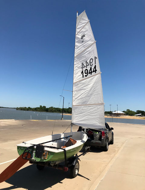 13 ft sailboat