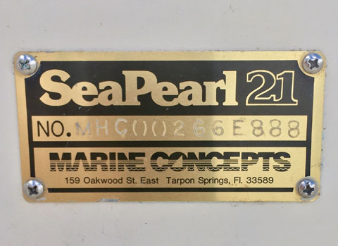 SeaPearl 21 sailboat