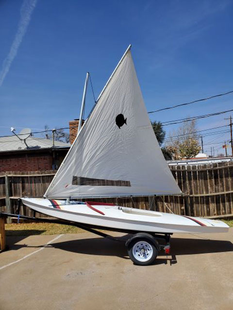 Sunfish sailboat