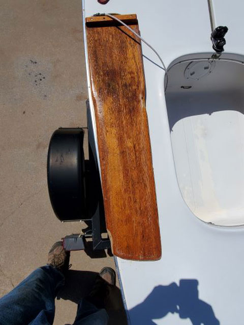 Sunfish sailboat