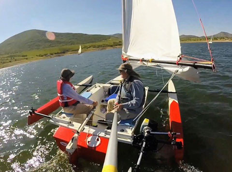 Trimaran, custom built, 13 ft. 2021 sailboat