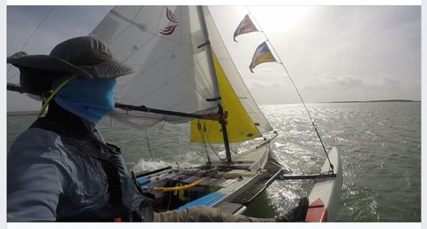 Trimaran, custom built, 13 ft. 2021 sailboat